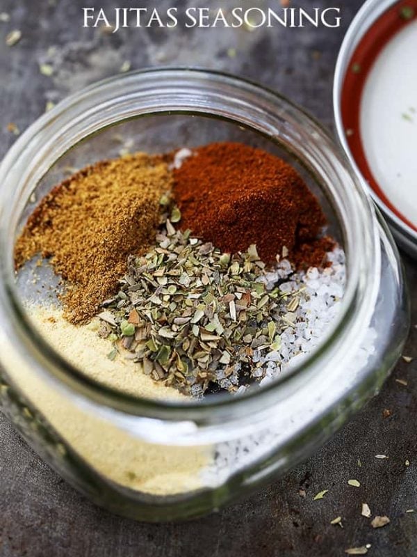 Homemade Fajitas Seasoning Mix | www.diethood.com | Spicy, salty, perfectly flavored Fajitas Seasoning Mix made at home with spices that you already have in your spice rack!